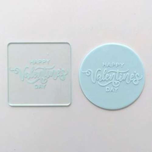 Happy Valentines Day Debosser Stamp #1 - Click Image to Close